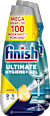 Finish Ultimate Hygiene + Lemon gel za strojno pranje posuđa, 2 x 1 l Finish