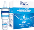 HYLO-VISION Befeuchtende & Schützende Augentropfen SafeDrop 1%, 2 x á 10 ml HYLO-VISION