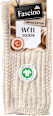 Socken mit Zopf-Muster und Wolle beige Gr. 39-42 Fascino