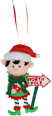 Pendente natalizio elfo assort. KOOPMAN