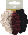 Gumičky do vlasov scrunchie zamatové - viacfarebné s-he stylecollection