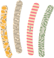 Пила за сухи и чупливи нокти, различни цветове/мотиви ebelin