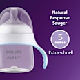 Trinklernflasche Natural Response weiß/blau, ab 6. Monat, 150 ml PHILIPS AVENT