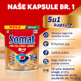 EXCELLENCE PREMIUM  5in1 Tablete za mašinsko pranje sudova Somat