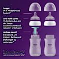 Babyflasche Natural Response AirFreeVentil weiß/Elefant, ab dem 3. Monat, 260ml  PHILIPS AVENT
