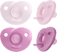 Schnuller Soothie Silkon, rosa, 0-6 Monate PHILIPS AVENT