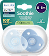 Schnuller Soothie Silikon, blau, 0-6 Monate PHILIPS AVENT