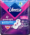 Damski nočni vložki s krilci, ultra large+ Libresse
