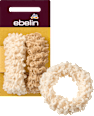 Haargummis, Creme, Beige ebelin