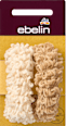 Haargummis, Creme, Beige ebelin
