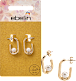 Creolen mit Perlen, Gold-Optik ebelin