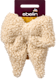 Patentspange Schleife Teddy, creme ebelin