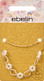 Armbänder mit Perlen, Gold-Optik ebelin
