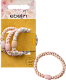 Haargummis geflochten, Pastellfarben ebelin