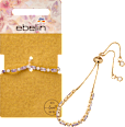Armband mit Strasssteinen, Gold-Optik ebelin