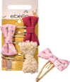 Haarclips mit Schleifen, Rot, Rosa, Teddy ebelin
