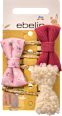Haarclips mit Schleifen, Rot, Rosa, Teddy ebelin