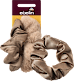 Scrunchies Felloptik & Satin ebelin