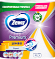 3-пластова кухненска ролка Premium, 230 къса Zewa