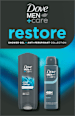 Poklon-paket Restore Dove MEN+CARE