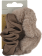 Gumičky do vlasov scrunchie - hnedé s-he stylecollection