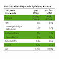 Fruchtriegel mit Getreide Apfel Karotte ab 3 Jahren, (4x23 g) Freche Freunde