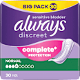 discreet Einlagen Inkontinenz Normal Big Pack always