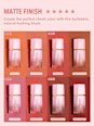 Blush Liquid Matte Color Bloom Finish Hush Hush SHEGLAM