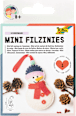 Filzbastelset Schneemann, weiß Dekorieren & Einrichten