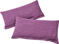 Kissenbezüge aus Musselin, lila, 40 x 80 cm ALANA