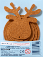 Fädelspaß Filzanhänger Rentier zum Selbstbasteln SauBär