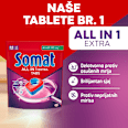 ALL IN 1 EXTRA tablete za mašinsko pranje posuđa Somat