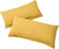 Kissenbezüge aus Musselin, senfgelb, 40 x 80 cm ALANA