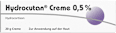 Hydrocutan Creme 0,5%, Wirkstoff: Hydrocortison Hydrocutan