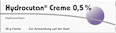 Hydrocutan Creme 0,5%, Wirkstoff: Hydrocortison Hydrocutan