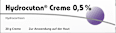 Hydrocutan Creme 0,5%, Wirkstoff: Hydrocortison Hydrocutan