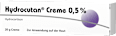 Hydrocutan Creme 0,5%, Wirkstoff: Hydrocortison Hydrocutan