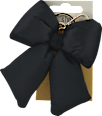 Kľúčenka mašľa - čierna s-he stylecollection