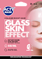 Maschera viso Hydrogel Glass Skin al collagene  ACTY MASK