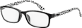 dioptrické brýle na čtení +1,5 Dp, černé se vzorem Visiomax