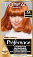 Haarfarbe 7.4 Kupferblond L'ORÉAL PARiS PRÉFÉRENCE