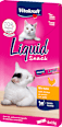 Kremowa przekąska dla kota Liquid Snack, z kurczakiem i tauryną, 6x15 g Vitakraft