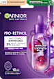 Textilná pleťová maska Pro-Retinol Smoothing Serum GARNIER SKIN NATURALS