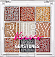 Paletă farduri pleoape Gemstones RUBY Kisses