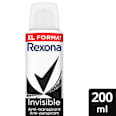Antiperspirant v spreji Invisible Black + White 48h, XL Rexona