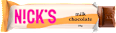 Tejcsokoládé szelet, hozzáadott cukor nélkül N!CK'S