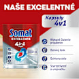 Kapsuly do umývačky riadu Excellence 4in1 Somat