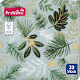 Troslojne salvete - lišće, 33x33xm Profissimo