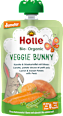 Quetschie Veggie Bunny Karotte, Süßkartoffel mit Erbsen ab dem 6. Monat Holle