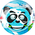 Bombă de baie cu surpriză Magic Panda RAINBOW
